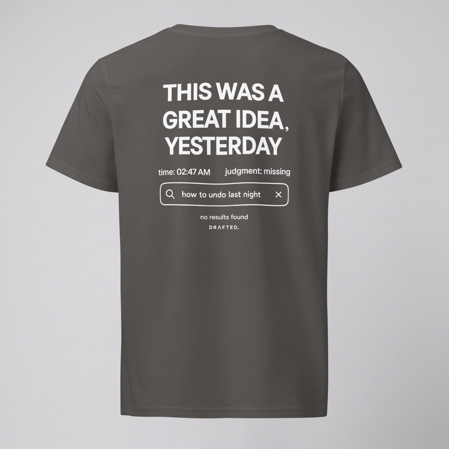 GREAT IDEA, YESTERDAY
