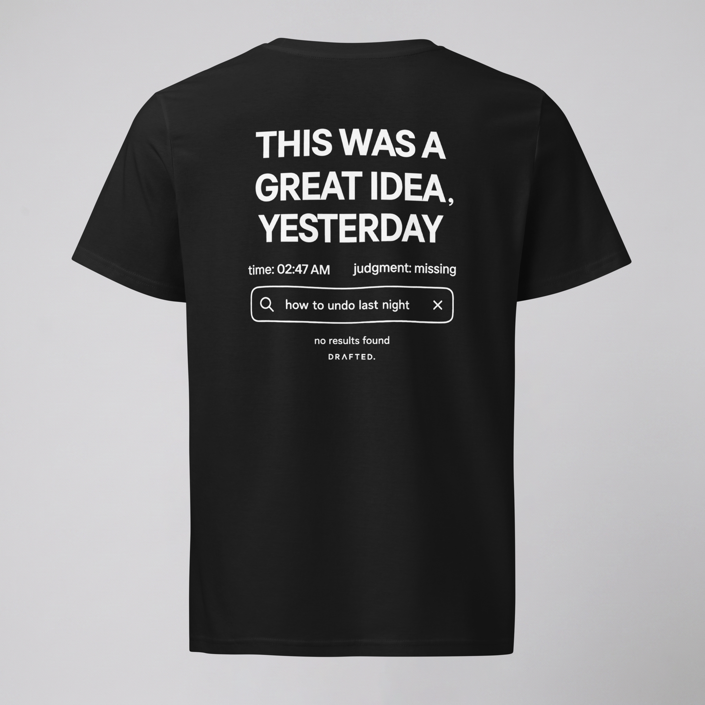 GREAT IDEA, YESTERDAY