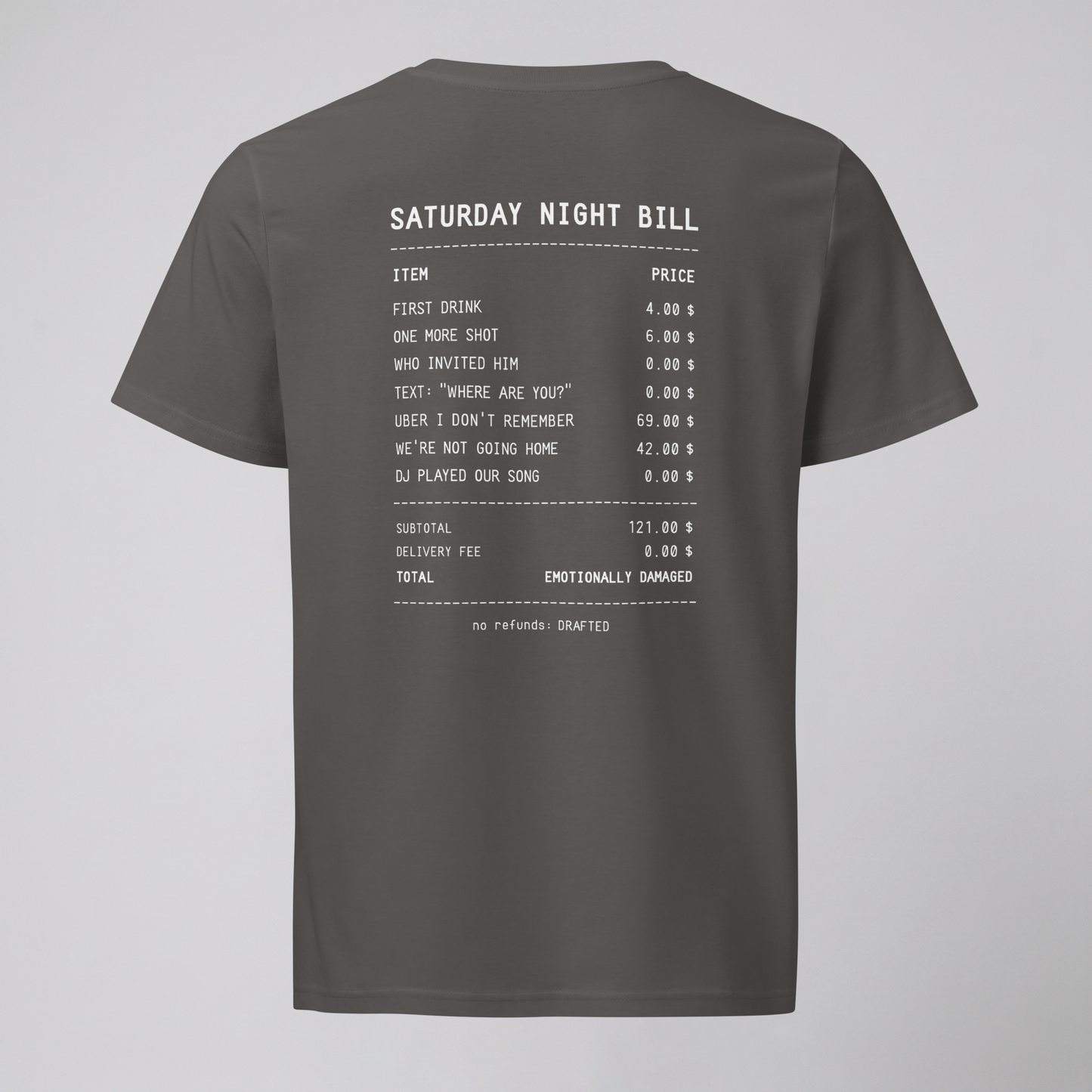 SATURDAY NIGHT BILL