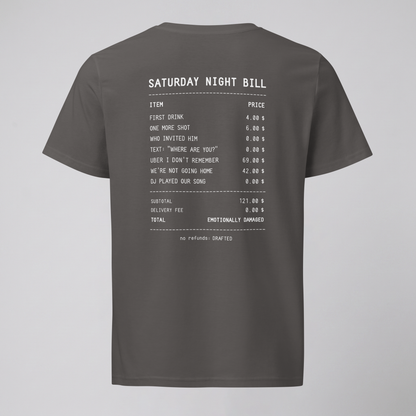 SATURDAY NIGHT BILL
