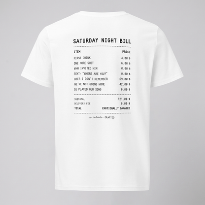 SATURDAY NIGHT BILL